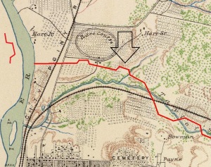 1863 Battle of Petersburg Map